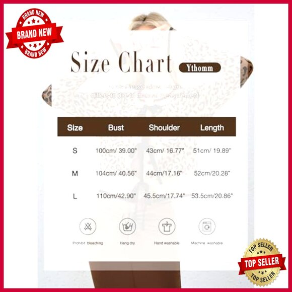 Leopard Print Bow Tie Cardigan Long Sleeve Open Front Knit Sweater Casual - Picture 5 of 7